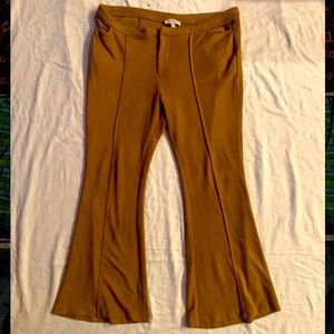 Brown Suede Pants